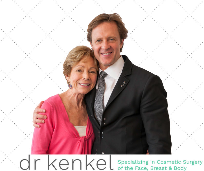 Dr. Kenkel with patient