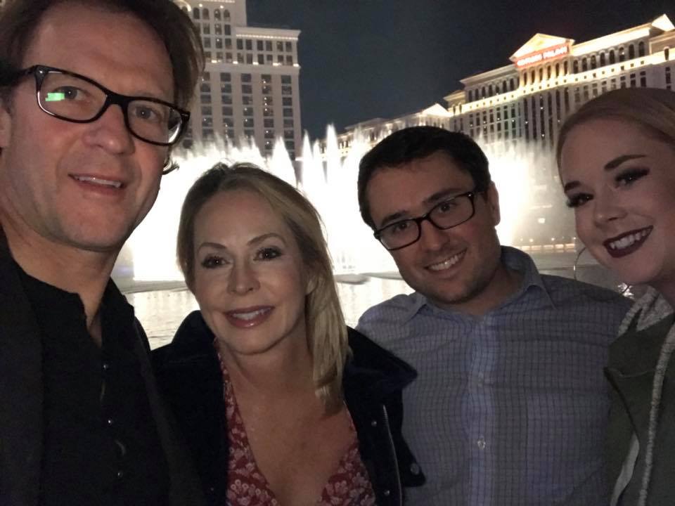 The Kenkel family on vacation before the pandemic