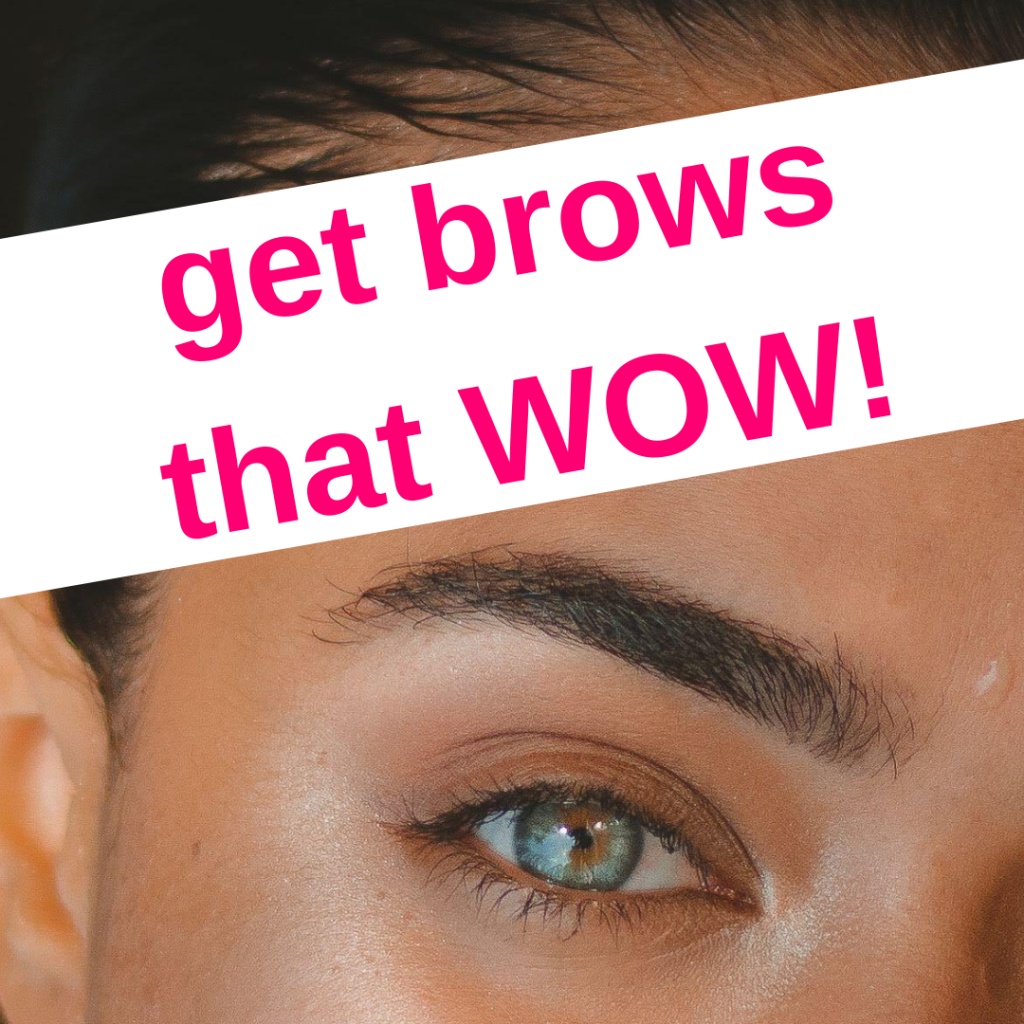 eyebrows can be more symmetrical with injections!