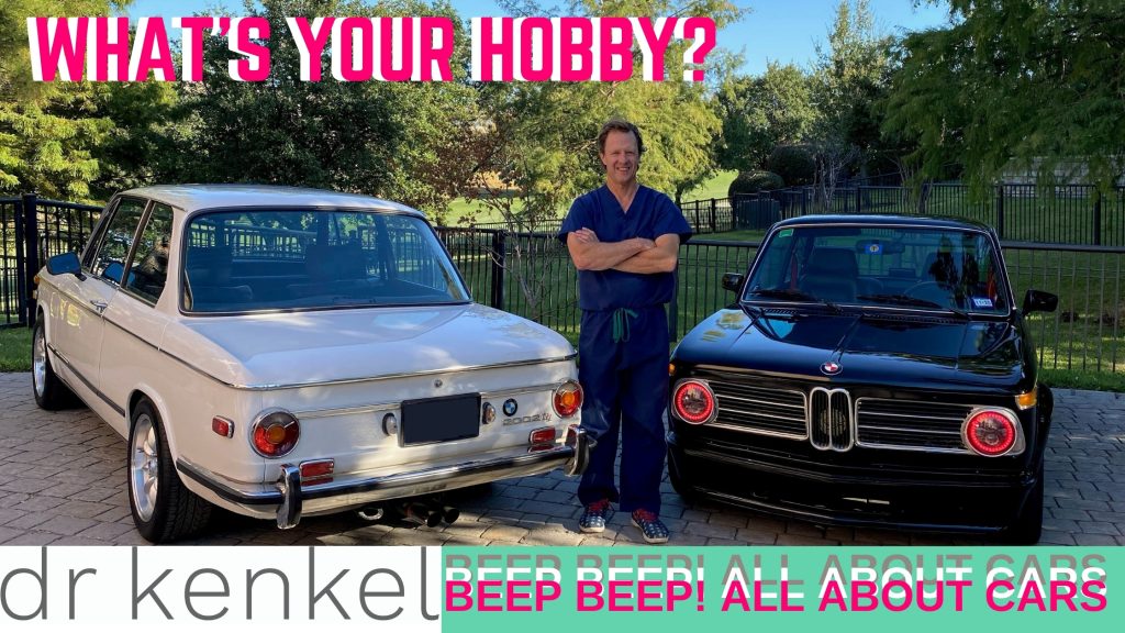 Dr. Kenkel with his BMWs